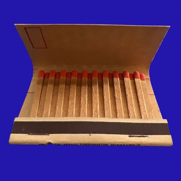 Vintage US Navel Air Station Minneapolis MN Unstruck Matchbook Memorabilia - Picture 3 of 4